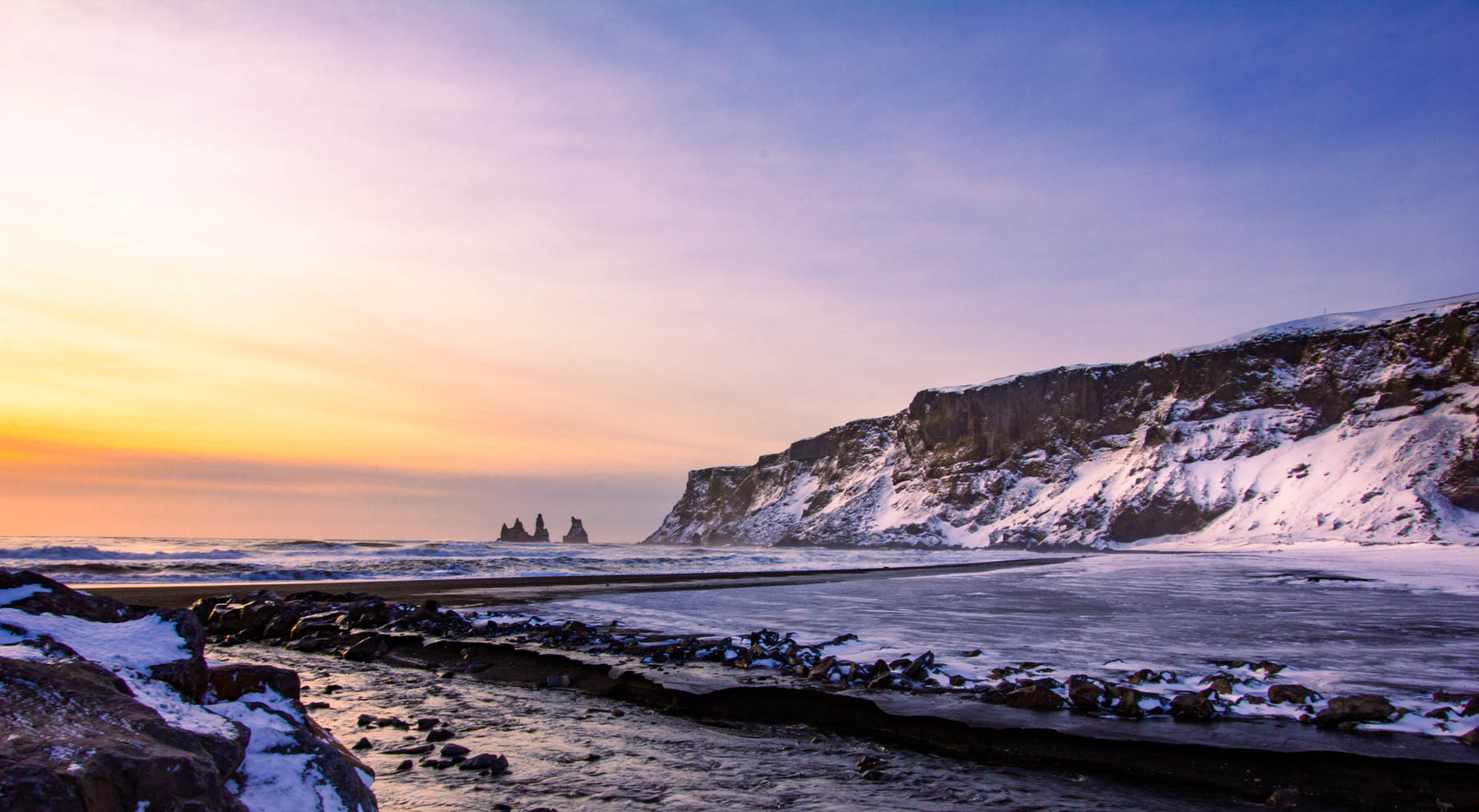 Dawn on the Black Beach